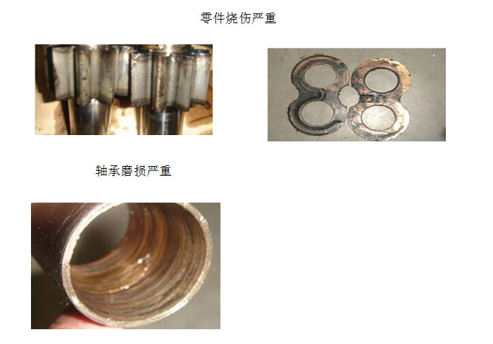 各零件的(de)損壞形式